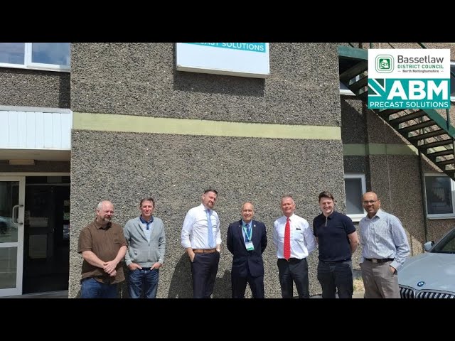 ABM Precast Solutions 29th Anniversary Chairman Bassetlaw District Council Tony Eaton