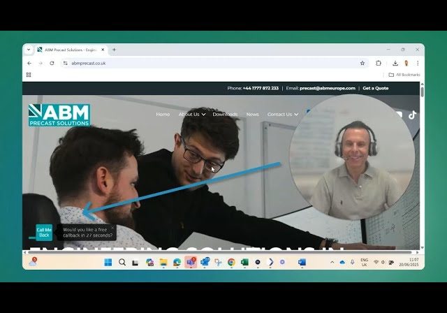 ABM Precast Call Widget ABM Precast Call Widget